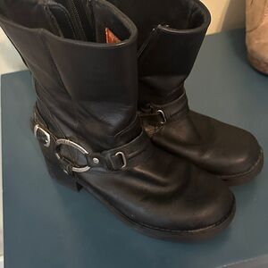 Harley-Davidson Black Combat & Moto Boots